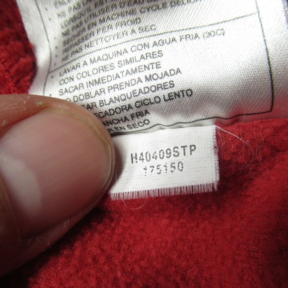 Nike Hybrid Jacket Mens Large Red Gray Colorblock 1/4 Zip Pullover Vintage 90s - Picture 4 of 13